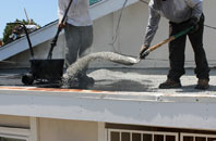 Swining flat roofing repair