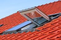 Swining roof window